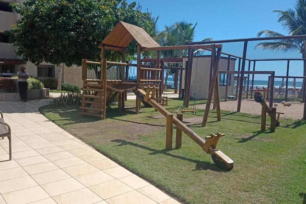 Apt Beira Mar Em Muro Alto Ao Lado Do Nanai Pôrto das Galinhas エクステリア 写真